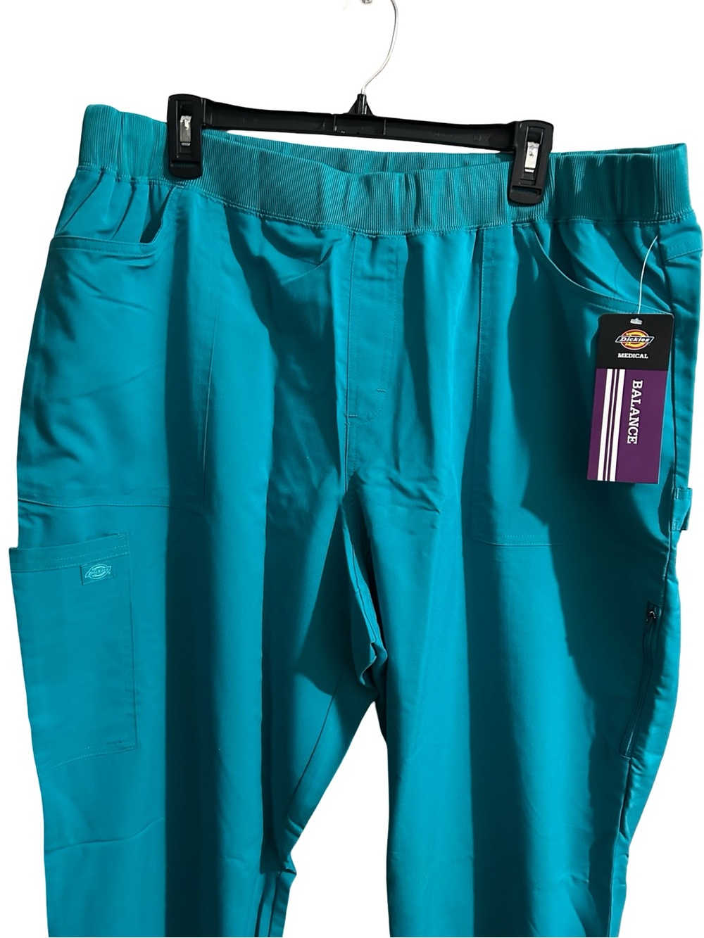 NWT Dickies Women’s Plus Size Teal Cargo Scrub Pants